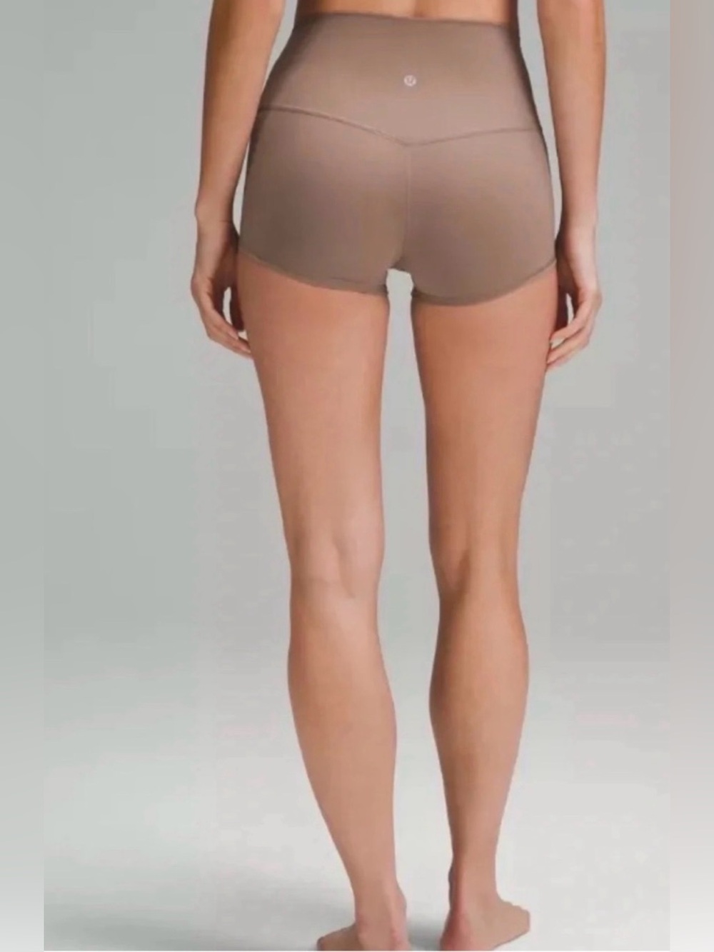 lululemon athletica High-Rise Bike Short in Taupe 2” Inseam Size 6